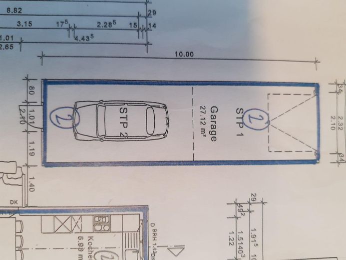 Grundriss Garage