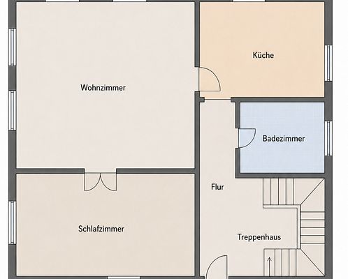 Erstbezug nach Sanierung! 2-Zimmer Wohnung im Ortskern von Lühnde