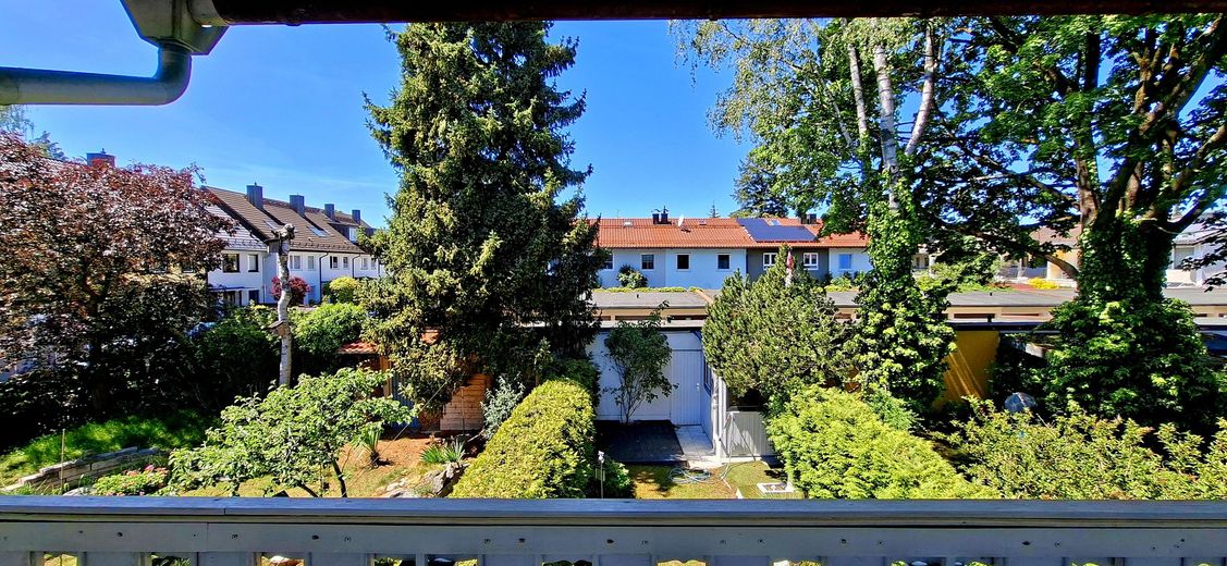Ausblick vom Balkon