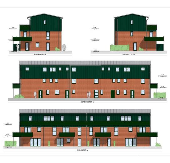 Erstbezug Neubau: Penthouse, 4 Zimmer Wohnung 112 m² Dachterrasse Einbauküche in Neumünster Gadeland – Foto 5
