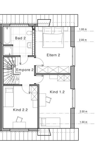 Ankommen. Wohlfühlen. Zuhause sein. - Moderne Doppelhaushälfte in begehrter Lage von Harsefeld – Grundriss OG