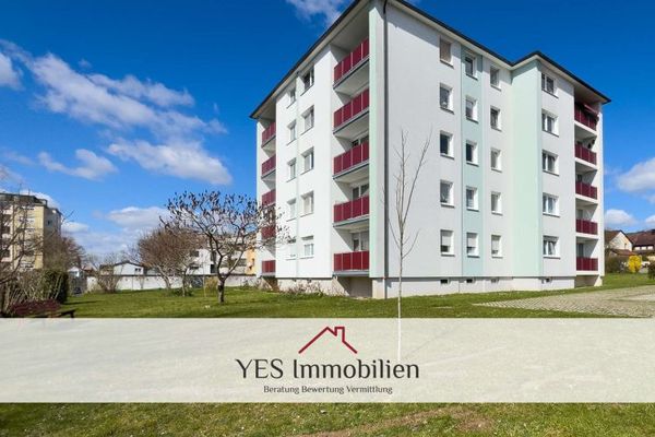 Przestronne 4-pokojowe mieszkanie na wynajem z loggią od południa w centralnej lokalizacji Gunzenhausen