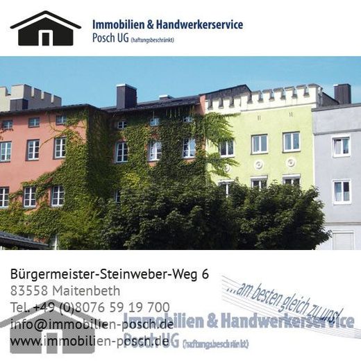 Beste Lage Muc/Laim 1Zi-Whg 38qm *saniert* mit TG und Keller leerstehend – Immobilien Posch