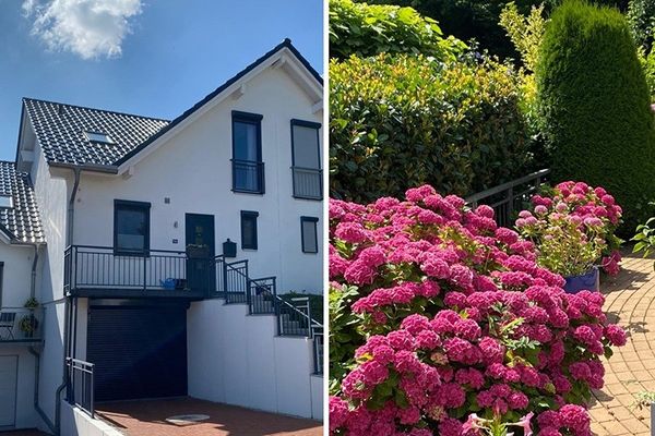 Reihenhaus im Doppelhausstil mit sonnigem Wintergarten