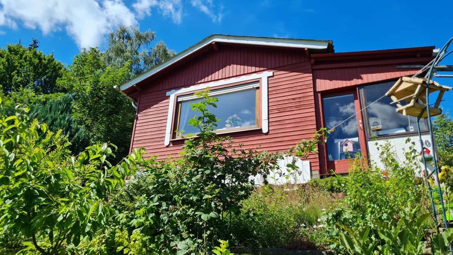 Auszeit im grünen - Wochenendhaus zum wohlfühlen – Außenansicht