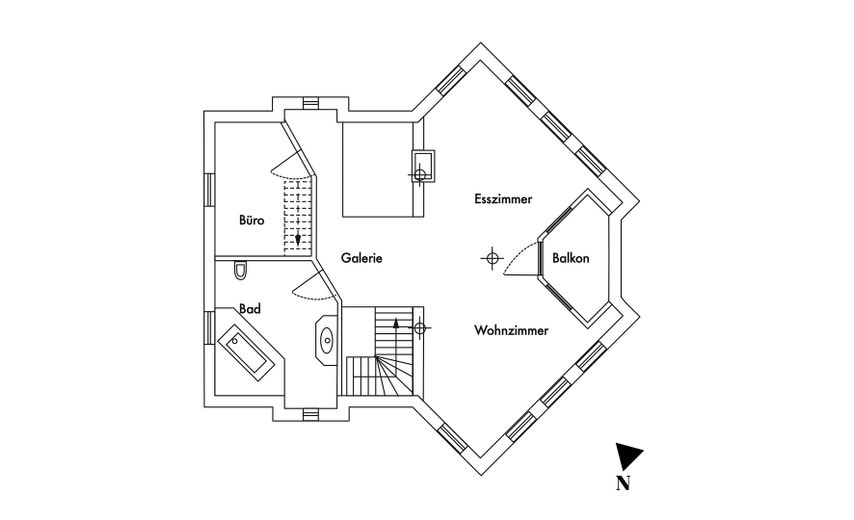 Grundriss Obergeschoss