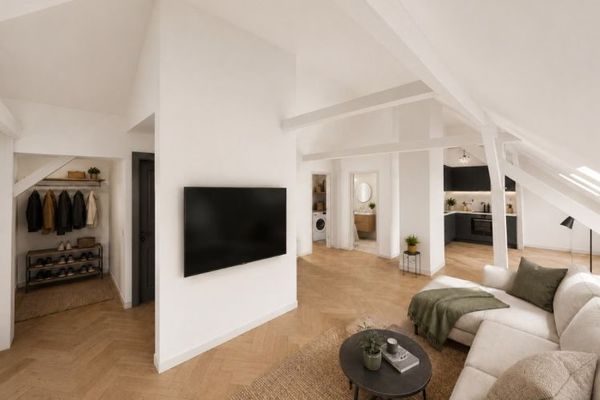 Neu-Erstbezug, Dachgeschosswohnung in innenstadtnaher Lage – urbanes Wohnen in Nürnberg