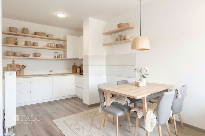 Kleine Einheit, großes Potenzial - kernsaniertes Apartment als attraktive Kapitalanlage – Küche Visualisierung