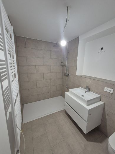 Badezimmer mit großer Dusche