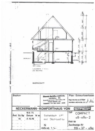 Querschnitt Haus