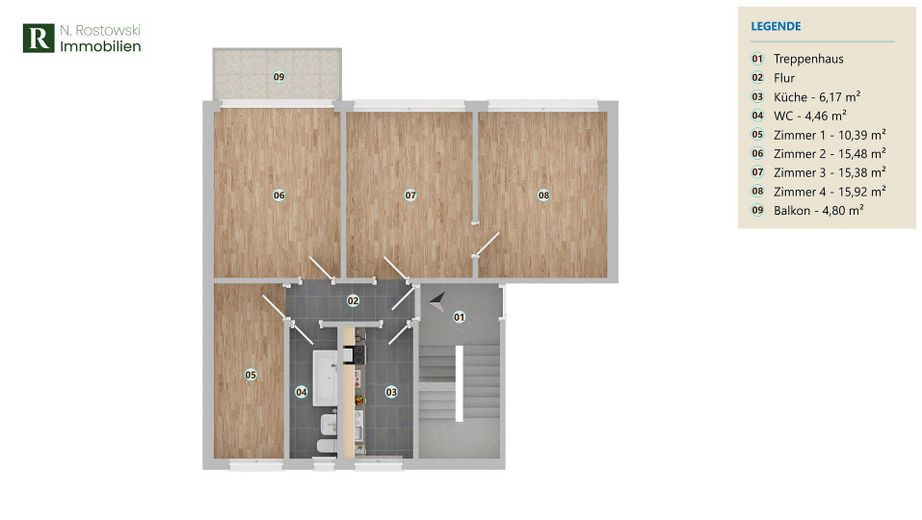 TOP Kapitalanlage mit 8,2% Mietrendite – Grundriss