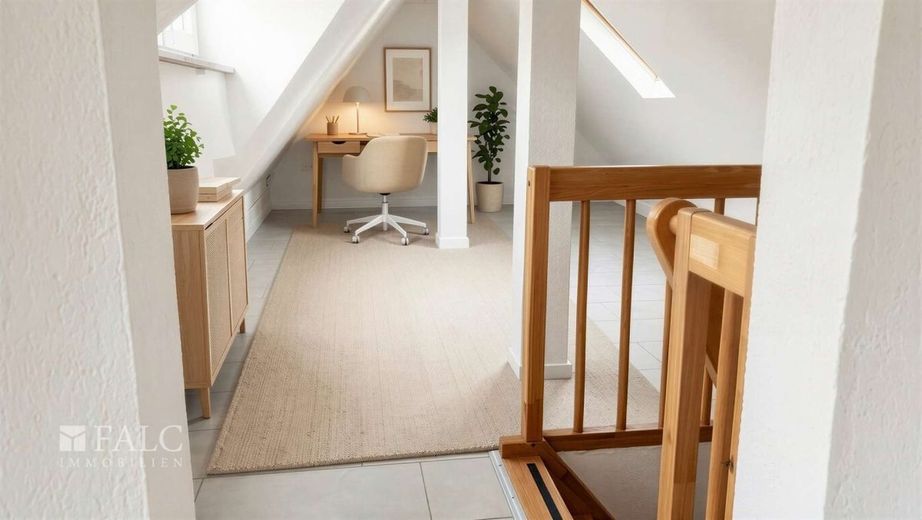Lichtdurchflutete Maisonette-Wohnung mit zwei Balkonen in zentraler Lage von Wiesloch zu vermieten – Dachgeschoss KI