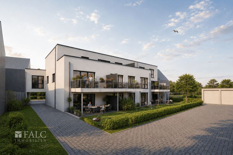 Rückansicht mit Durchfahrt