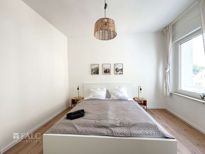 Mehrfamilienhaus-12 Wohnungen-Energieklasse A – Schlafzimmer