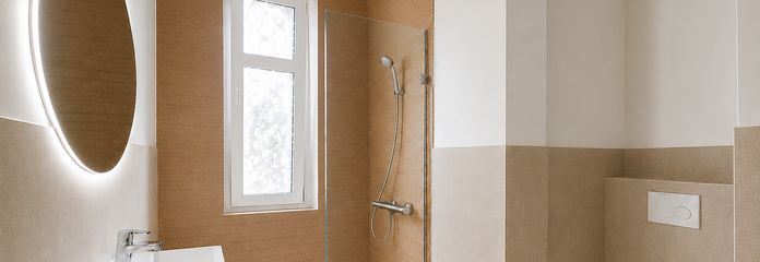 Appartement 2 pièces entièrement rénové avec cuisine moderne intégrée – Badezimmer