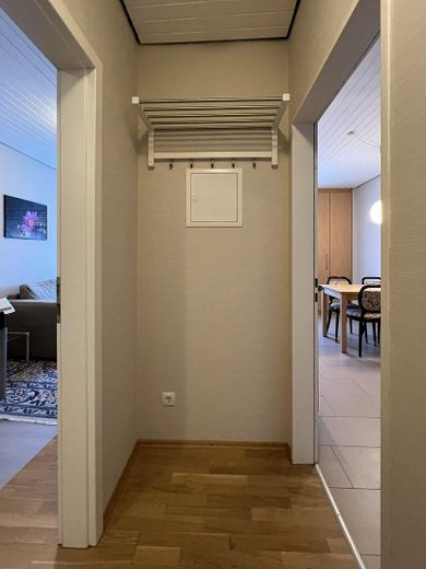 Furnished 1-room apartment for rent in Vechta (WE 1.1) – Flur mit Garderobe