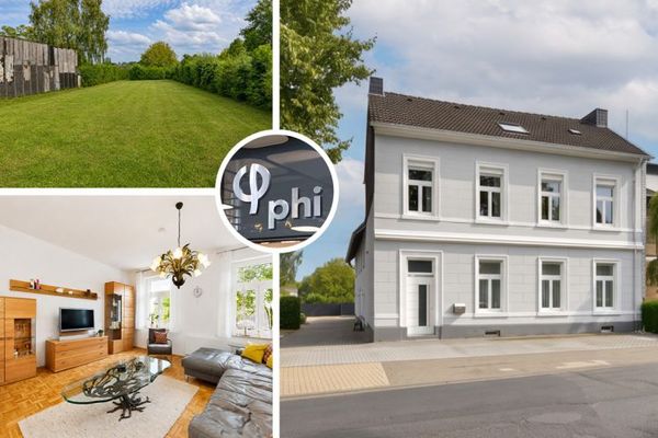 PHI AACHEN - Historisches Ein- bis Zweifamilienhaus mit kernsaniertem Vorderhaus in Aachen!