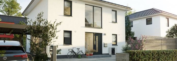 Semi-detached house on a quiet residential street, close to the town center, solid-construction house by Town & Country EFF55, price incl. plot