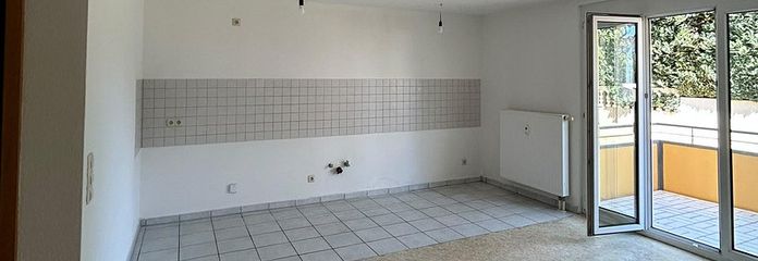 Attraktive 2-Zimmer-Wohnung mit großzügigem Wohnkonzept – Wohnzimmer & Küche IV