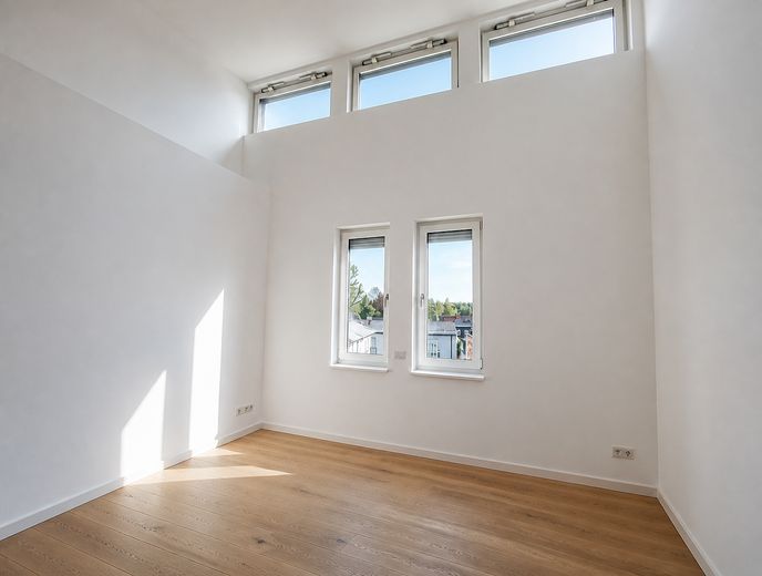 Haus im Haus großzügige 156 m² 4 Zimmer Penthousewohnung mit Aufzug, Süd Balkon, nahe Berlin – Schlafzimmer 2