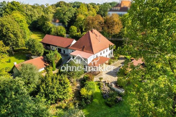 Wohn-/lifestyle Anwesen, 3 WE, ca. 480m² Wfl., 800m² Lagerfl., 7000 m² Grund, Exklusiv! prov.frei !