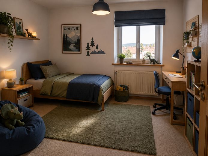 Einfamilienhaus mit 1.600 qm großem Grundstück; Privatverkauf - faires Angebot willkommen – Kinderzimmer