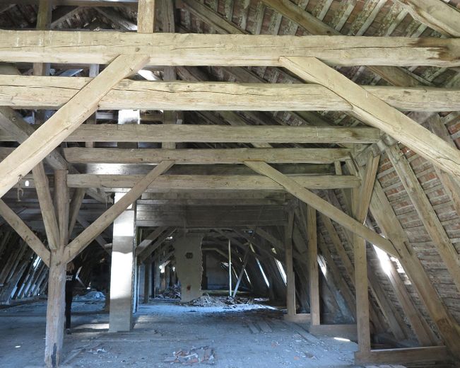 eines der letzten, erhaltenen SCHEUNENGUTSHÄUSER (mit 4-6 ha. Naturgrundstück) – offener Raum im ges. D.G.!