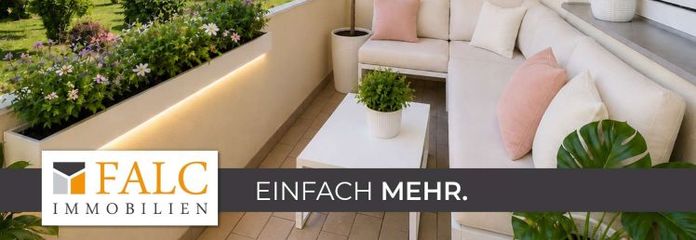 Zentral & idyllisch 2 Zimmer mit Loggia, Blick ins Grüne