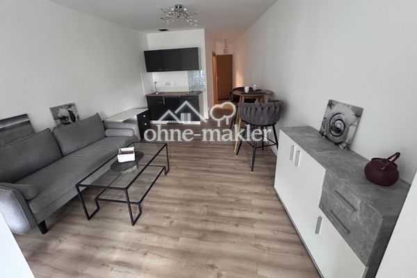 Elegante appartamento monolocale arredato a Norimberga-Zerzabelshof – primo utilizzo dopo una ristrutturazione completa