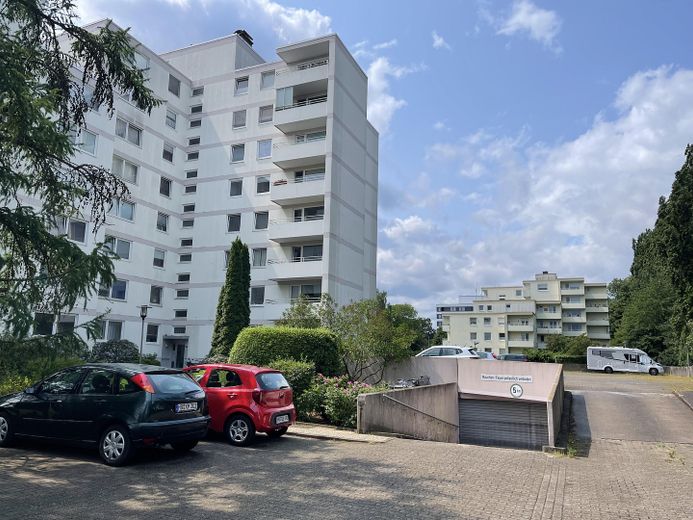 Blick Gebäude Rückseite