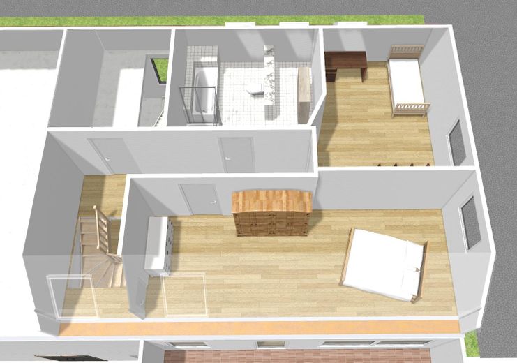 Dachgeschoss 3D
