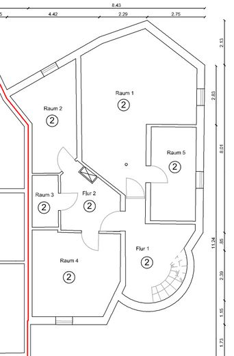 Exklusives Wohnen in Haushälfte mit Weitblick. Leben und Arbeiten auf höchstem Niveau. – Grundriss KG