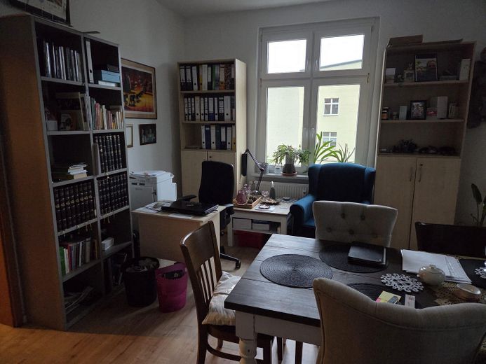 Modernisiert, großzügig, zentral – 2-Raum-Wohnung in Dessau – Wohnzimmer