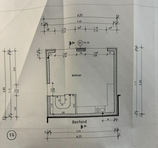 Grundriss Anbau oben