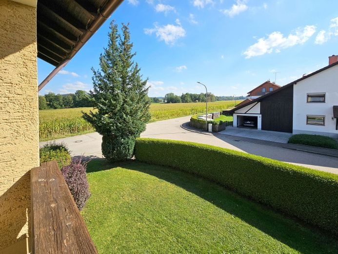 Ausblick vom Balkon