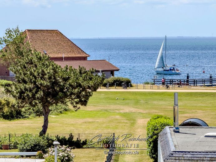 Vista mozzafiato sul Mar Baltico: appartamento vacanze di 2 locali Südstrand Fehmarn – Hafeneinfahrt