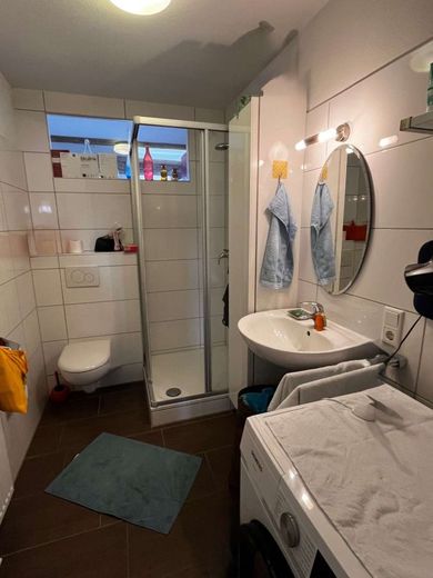 Kapitalanleger gesucht ! Schöne Dachgeschosswohnung  im Denkmal mit zauberhaftem kleinen Garten – Badezimmer