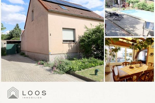 Viel Platz für Familie: 198 m², separater Wohnbereich, Pool und Garten