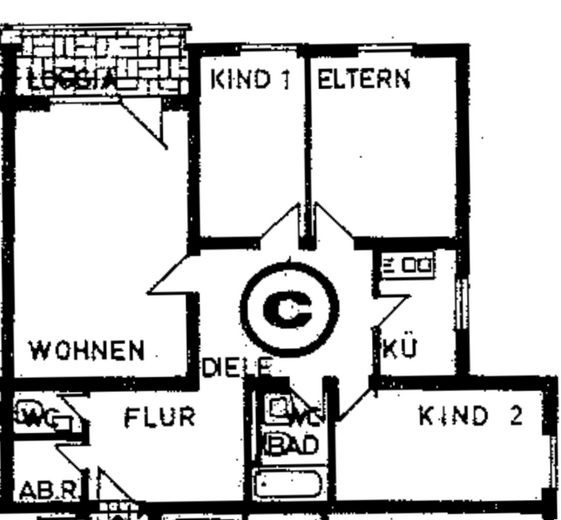 4 Zi-Wohnung mit Balkon und toller Aussicht+++Provisionsfrei +++ – Foto 7