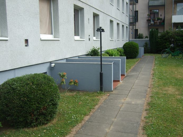 Güzel, aydınlık, 2 odalı daire – Hofansicht