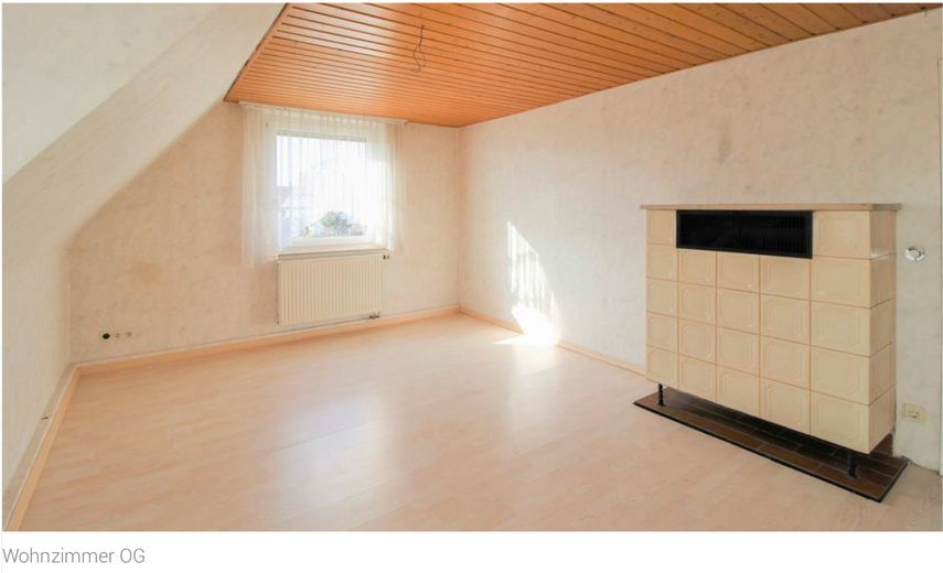 5 1/2 Zimmer Wohnung in ruhig gelegenem Zweifamilienwohnhaus mit sonnigem Garten – OG Wohnzimmer
