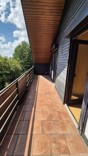 Balkon Richtung Garten