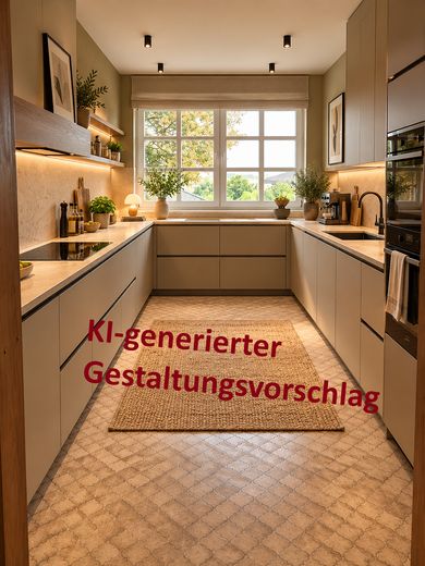 Maison d’architecte représentative dans un emplacement privilégié de Bad Nenndorf – KI-Vorschlag Küche