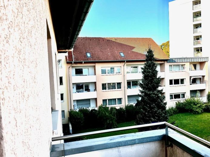 Blick vom Balkon