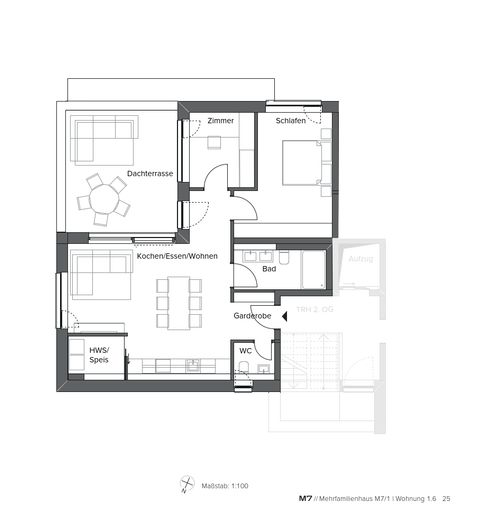 Neubau WHG 1.6 - M7/1 - 2. Obergeschoss - 86m² – Foto 2