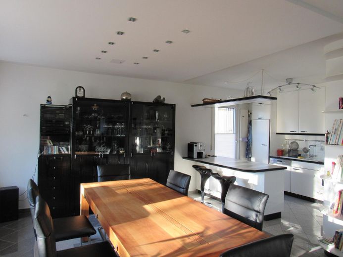 Essbereich mit Küche