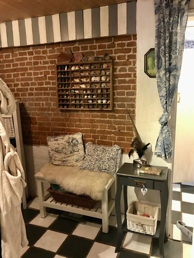 SEMPLICEMENTE HYGGE – storico casale con tetto di paglia e tanto spazio per le vostre idee – Badezimmer