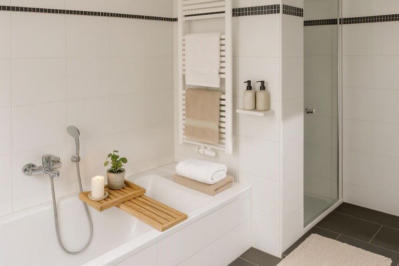 Moderne, großzügige 3-Zimmer-Wohnung in Hamburg-Borgfelde (Nähe St. Georg) zu vermieten – Bad 2