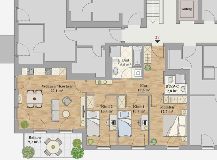 ERSTBEZUG AB 01.12.26 - SCHÖNE 4-RAUM WOHNUNG – Grundriss_WE_27