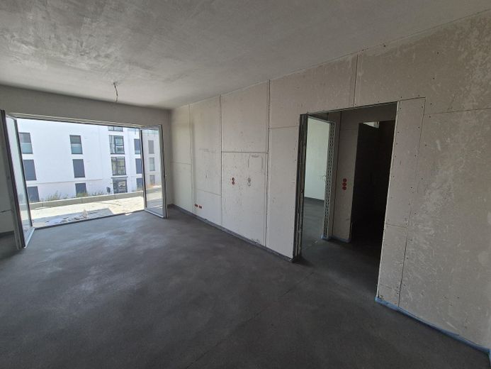 Wohnung im Bau, stadtnah im Hafenquartier Graf Bismark mit Balkon am Yachthafen/Kanal für 2 Personen – Wohnbereich Whg. 27